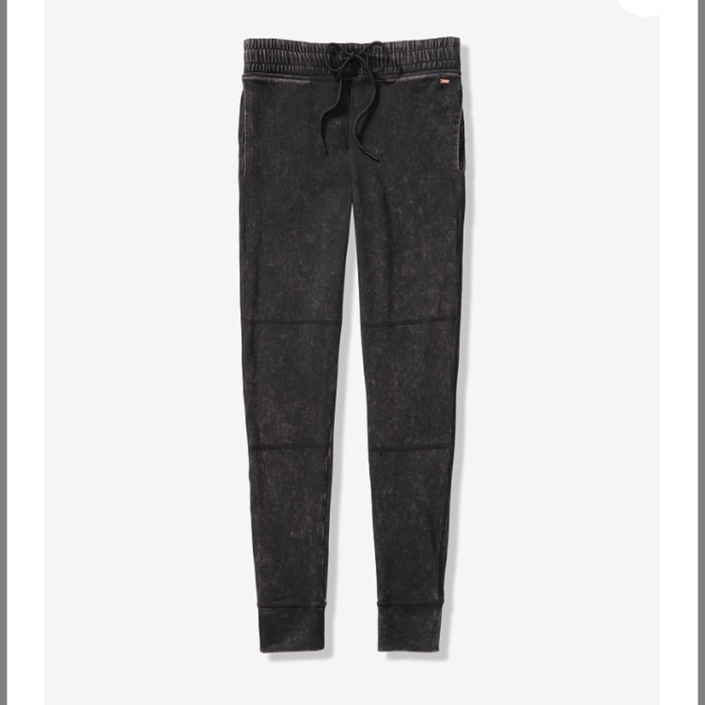 Pink Acid wash campus leggings